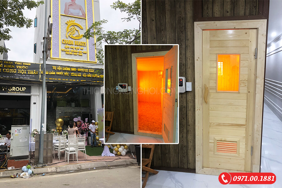 phòng xông đá muối hồng ngoại tại Chí Linh, Hải Dương